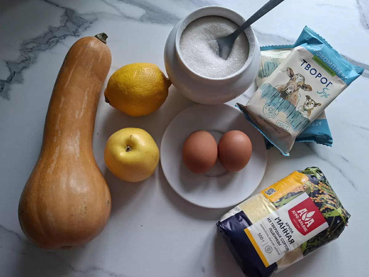 Уютная творожно-лимонная запеканка с тыквой и яблоком и практичный подход к ингредиентам