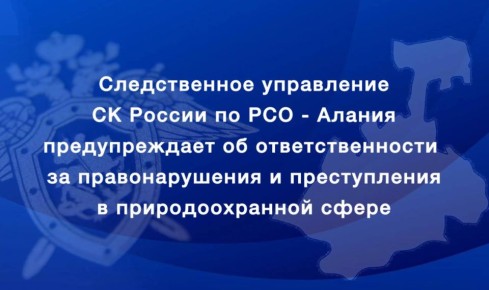 Следственное управление предупреждает об ответственности за правонарушения и преступления в природоохранной сфере