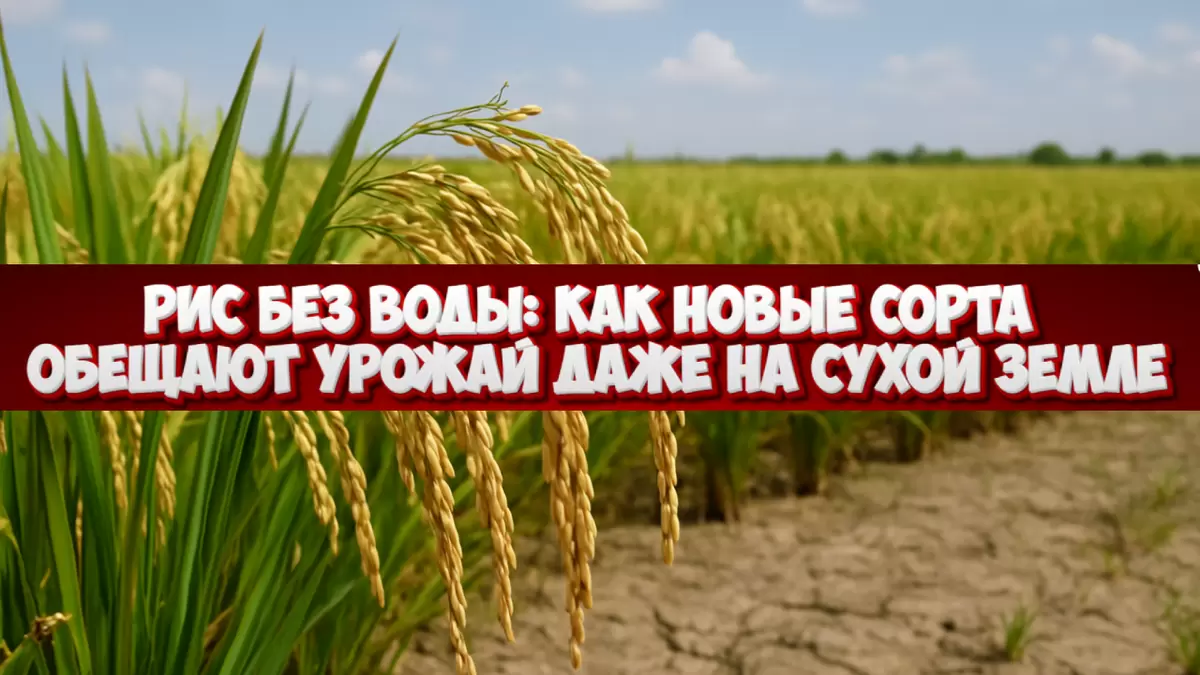 Революция на рисовых полях: новые сорта, которые экономят воду и увеличивают урожай