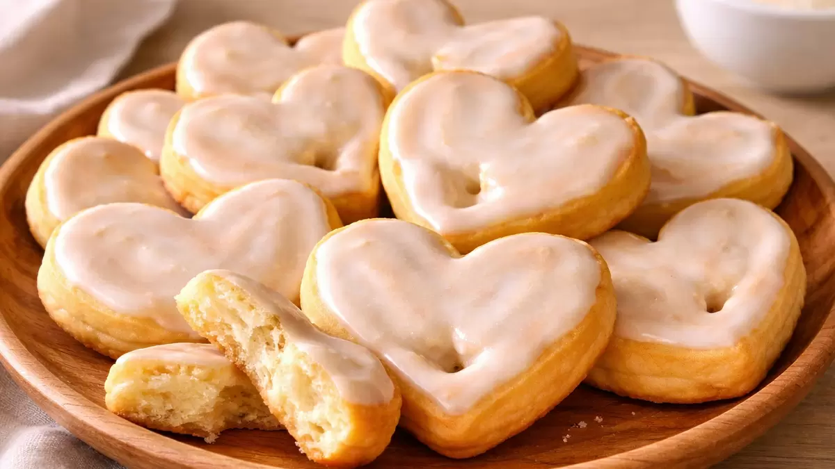 Нежные творожные печенья-сердечки с глазурью: быстрый и уютный десерт