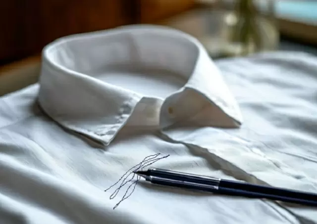 Как убрать чернила с белой рубашки: проверенные методы