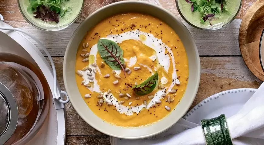 Откройте для себя батат: крем-суп, который вдохновит