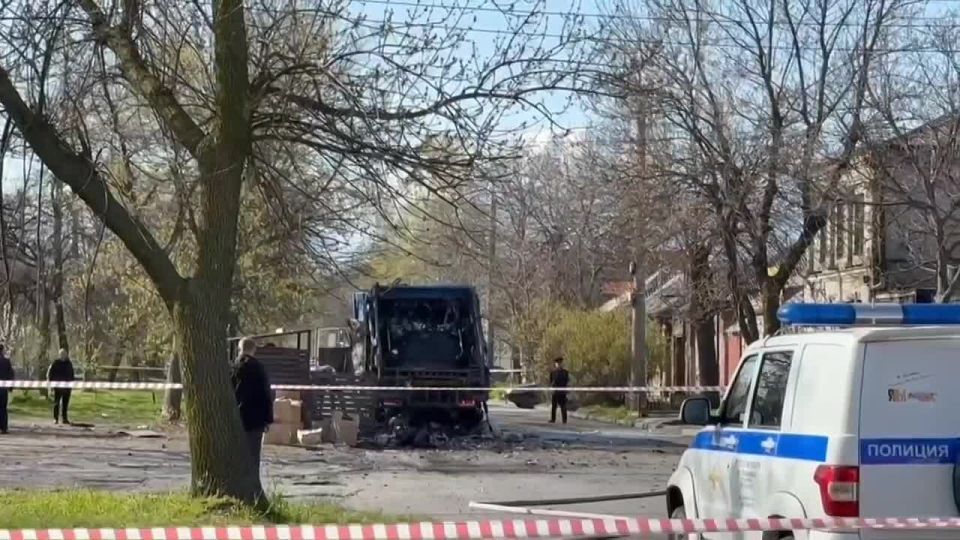 Место утреннего взрыва во Владикавказе оцеплено