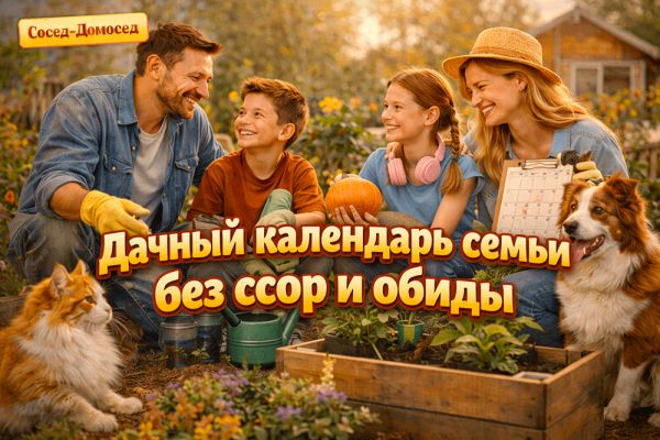 Как организовать дачные дела без споров: полезные советы и календарь