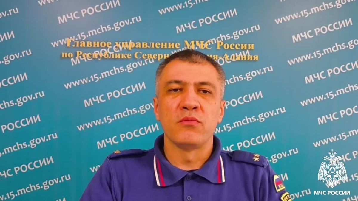 Комментарий старшего оперативного дежурного Центра управления в кризисных ситуациях ГУ МЧС России по РСО-Алания Ахсарбека Дзгоева: