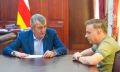 Глава РСО – Алания Сергей Меняйло встретился с директором Государственного академического театра имени Евгения Вахтангова Кириллом Кроком