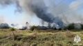 В Моздокском районе пожарные ликвидировали возгорание сухой растительности на площади 3 гектара