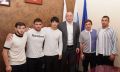Встретился с нашими спортсменами из Taymazov Team