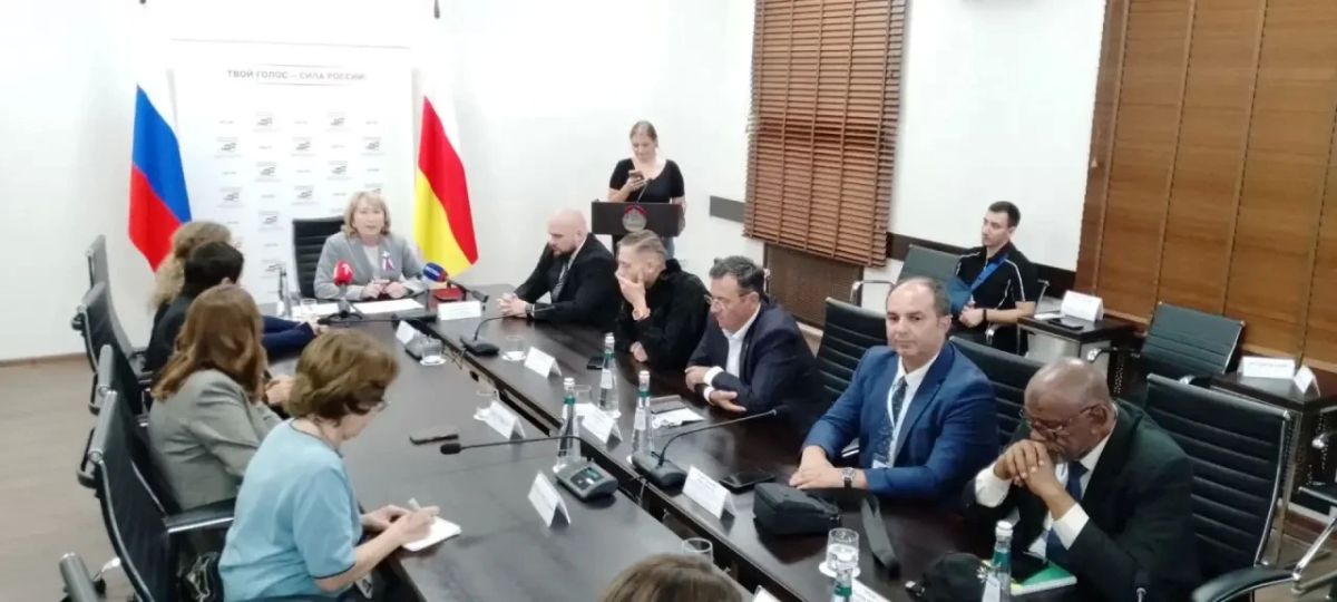 Председатель Избирательной комиссии РСО-А Жанна Моргоева подвела итоги первого дня голосования в пресс-центре ИКа