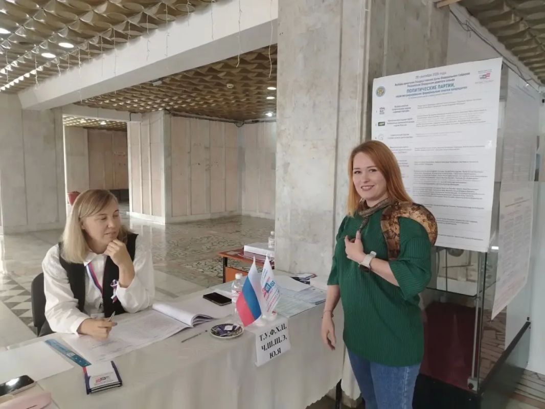 Кажется, у нас появился самый необычный избирательский дуэт! Кажется, у нас появился самый необычный избирательский дуэт!