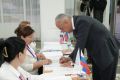 Таймураз Тускаев проголосовал на выборах депутатов Государственной Думы IX созыва на избирательном участке в Чиколе, расположенном в районном Доме культуры