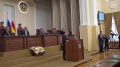 Юрий Чайка зачитал представление президента РФ о трех кандидатах на должность главы Северной Осетии, слово предоставлено Олегу Варнавину, Чермену Дудати, Сергею Меняйло