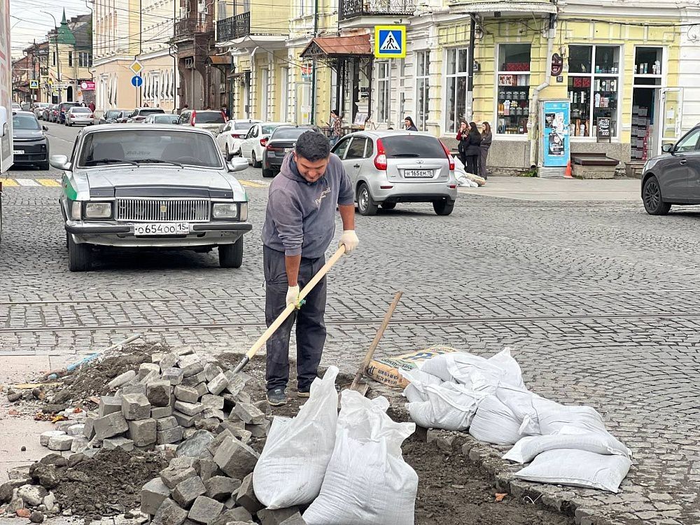 Проспект мира приводят в порядок