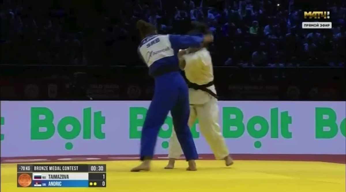 Мадина Таймазова - бронзовый призер чемпионата мира по дзюдо