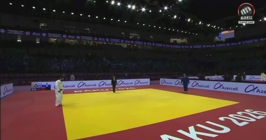Инал Тасоев вышел в финал чемпионата мира в Баку в весовой категории свыше 100 кг. В полуфинале он победил представителя Азербайджана Джамала Гамзатханова, проведя болевой прием
