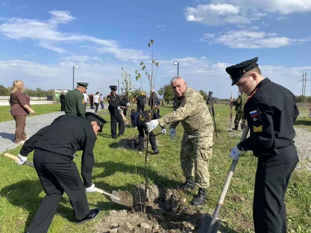 В Алагире в рамках акции «Сохраним лес» высадили 100 саженцев липы и клёна В Алагире в рамках акции «Сохраним лес» высадили 100 саженцев липы и клёна