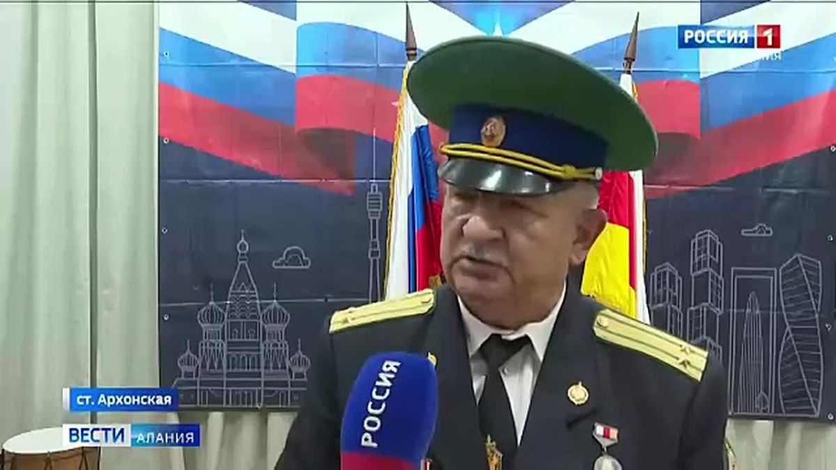 В школе № 1 станицы Архонской состоялось открытие еще одного кадетского класса «Юных друзей пограничников»