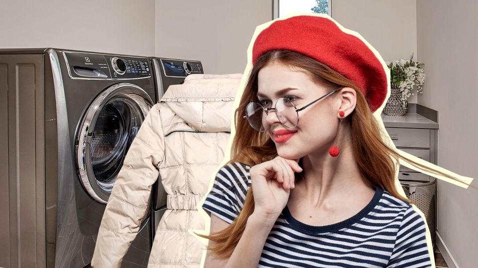Француженки стирают пуховики только так: никаких комков и разводов
