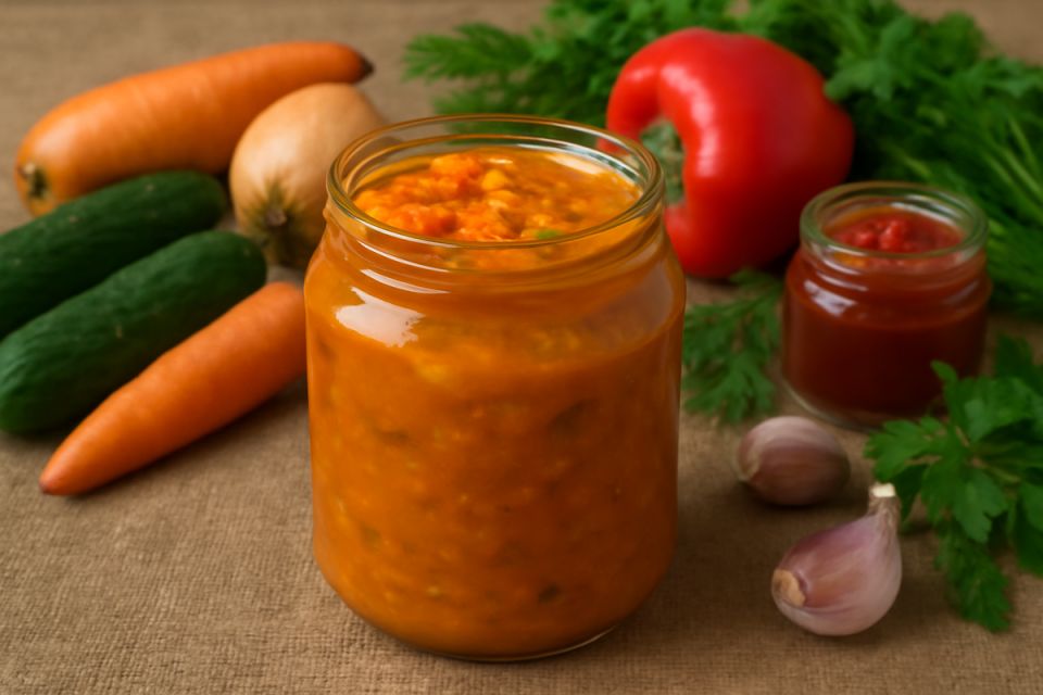 Закуска из огурцов на зиму: быстро и просто